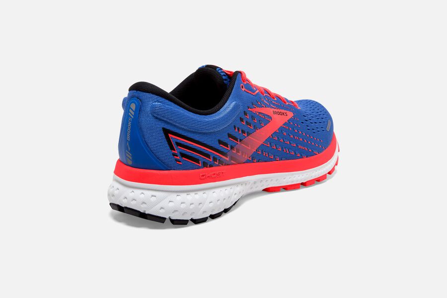 Ghost 13 Road Brooks Running Shoes NZ Womens - Blue/Orange - ZPIUTG-578